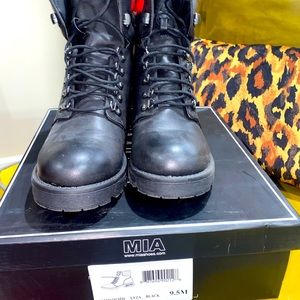 MIA Black Combat Boots
